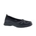 A black Shoes For Crews Yogi slip-on shoe for women.