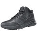 Shoes For Crews Hart men's black water-resistant athletic shoe on a table.