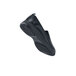 A black Shoes For Crews Quincy women's shoe with a rubber sole.
