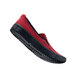 a red and black shoe