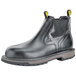 A black ACE Firebrand men's work boot with yellow and black sole.