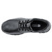 A black Shoes For Crews Cade work boot for men with laces.