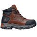 A brown and peach ACE Highline work boot for women.