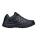 A black ACE Trident III men's athletic shoe with white lines on the side.