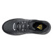 An ACE Aster women's athletic shoe in black with a yellow logo.