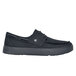 a black shoe with laces