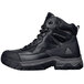 A black ACE Glacier men's steel toe work boot.