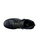 A black waterproof leather ACE work boot with a composite toe and red laces.