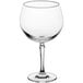 An Acopa Empire cocktail glass with a clear stem.