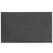 A grey rectangular entrance mat with a grey border.