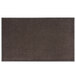 A brown rectangular Lavex Olefin entrance mat with a black border.