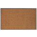 A brown rectangular Lavex indoor entrance mat with black trim.