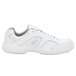 A white SR Max women's athletic shoe with laces.