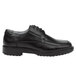 A black SR Max men's oxford dress shoe with laces.
