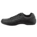 A black SR Max men's athletic shoe with laces and a rubber sole.