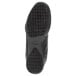 The bottom of a black SR Max athletic shoe with a black sole.