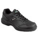 A black SR Max women's athletic shoe with green and white text.