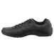 A pair of black SR Max Rialto men's athletic shoes with laces and a rubber sole.