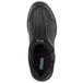 A black SR Max men's slip-on shoe with a green logo on the sole.