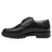 A black SR Max men's oxford dress shoe with laces.