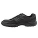 A black SR Max women's athletic shoe with laces and a rubber sole.