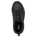 A close-up of a black SR Max Carbondale men's athletic shoe with laces and a rubber sole.