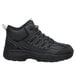 A black SR Max men's hi top athletic shoe with laces.