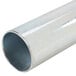 A close-up of Regency galvanized steel sink legs.