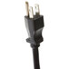 A close-up of the black power cord for a Grindmaster portable hot water boiler.