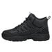 A black SR Max men's hi top athletic shoe with laces.