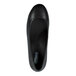 A black women's non-slip pump dress shoe in size 11 with a soft toe and medium width.