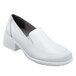 A white SR Max Venice women's slip on dress shoe.