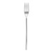 A silver Fortessa Dragonfly serving fork with a white background.