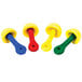 A group of colorful 3M E-A-R EXPRESS Pod Plugs.