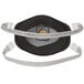 A 3M N95 respirator with white and gray straps on a white background.