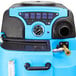 A blue and black Mytee LTD3 Speedster carpet extractor.