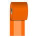 A roll of orange Iconex MAXStick thermal paper with a white background.