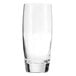 A Luigi Bormioli Michelangelo highball glass filled with a clear liquid.