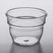 A clear plastic lid for an AvaMix food processor bowl with a round rim.