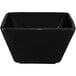 An International Tableware black square porcelain fruit bowl.