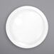 a close-up of a white plate