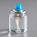 A clear Leola Liquid Candle Fuel Cartridge with a blue cap.