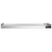 A silver rectangular ServIt double strip warmer with adjustable buttons.