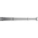 A long stainless steel ServIt strip warmer with white background.