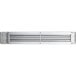 A silver rectangular ServIt strip warmer with black and white toggle controls.