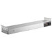 A silver rectangular ServIt strip warmer with black and white toggle buttons.