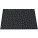 A black silicone mat with a coffee bean pattern.