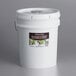a white bucket with a label
