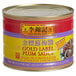 A can of Lee Kum Kee Gold Label Plum Sauce with a gold label.