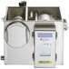 A stainless steel Grease Guardian CG-4 Combi Guardian automatic grease trap with a lid and a handle.